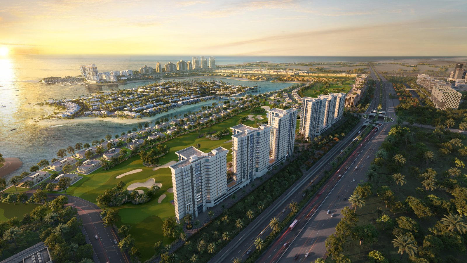 greens-ariel-evening-view