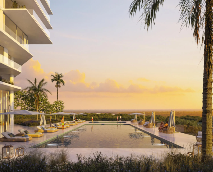Creekside Residence pool view